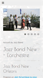 Mobile Screenshot of jazzbandnew.com